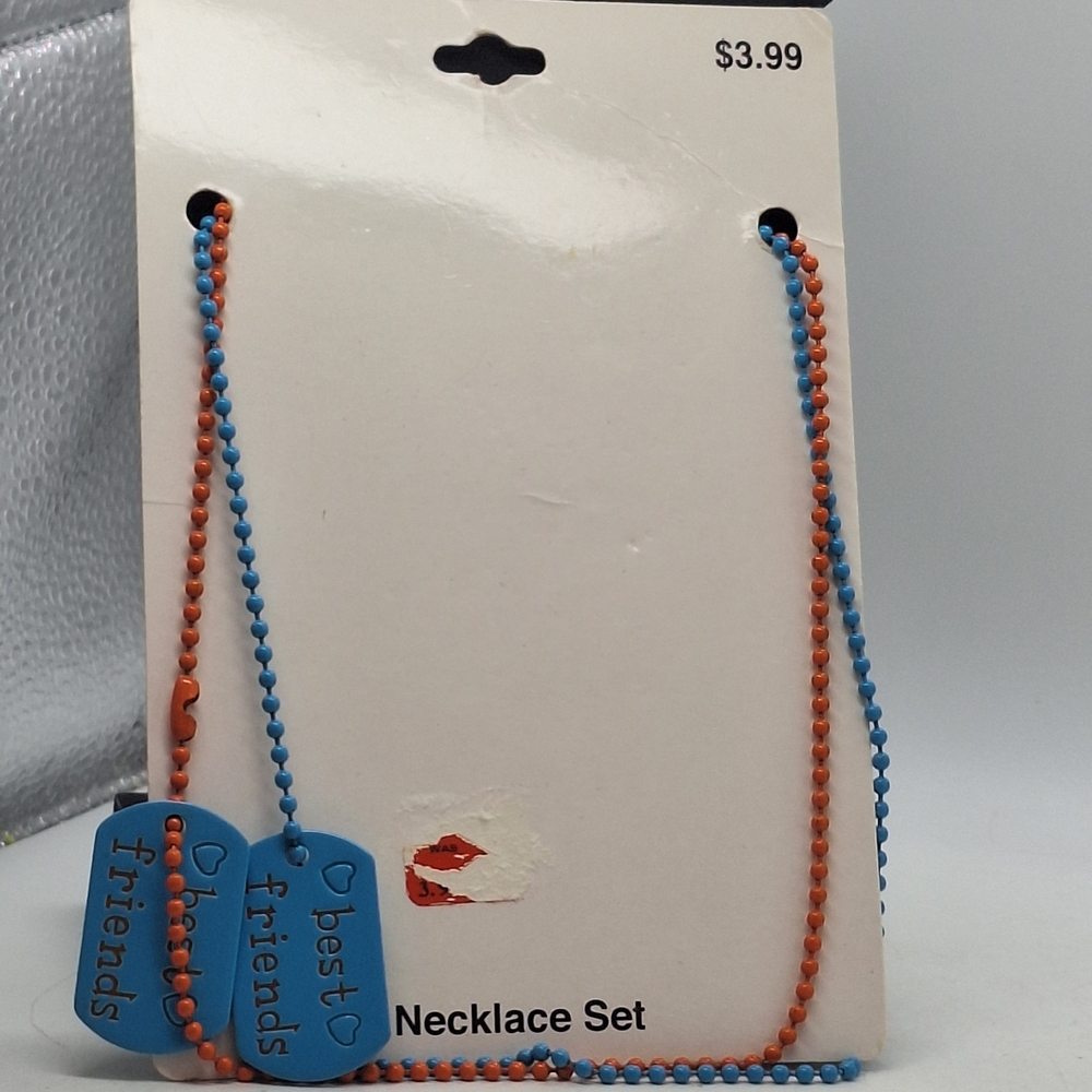 Target Best Friends Necklace Set - Blue and Orange